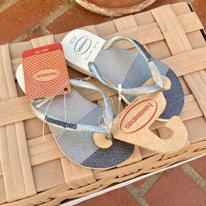 Havaianas Silver FlipFlops